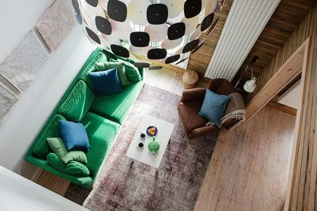 Grand Stüdyo, 2 Yatak Odası, Göl Manzaralı (Split Level with Stairs)