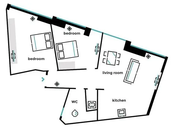 Apart Daire, Şehir Manzaralı