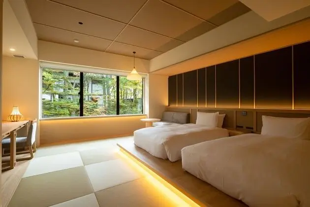 Basic İki Ayrı Yataklı Oda, Sigara İçilmez (Japanese Western, with Shower booth)