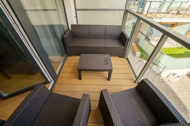 Standard Dört Kişilik Oda, Balkon, Plaj Kenarı