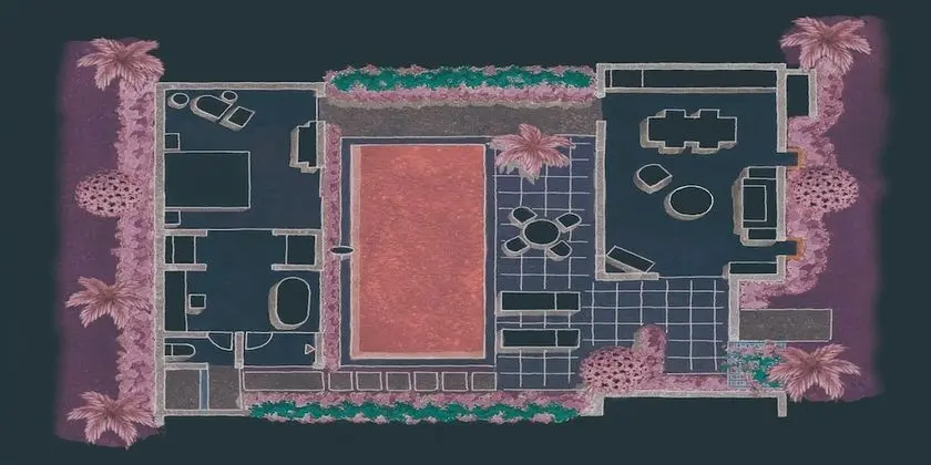Villa, 1 Yatak Odası, Sigara İçilmez, Kişiye Özel Havuzlu (Twin)