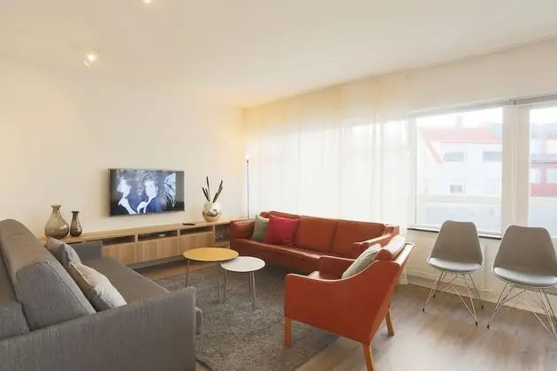 Family Daire, 2 Yatak Odası, 2 Banyolu, Kısmi Deniz Manzarası (incl. Final Cleaning Fee 45 EUR)