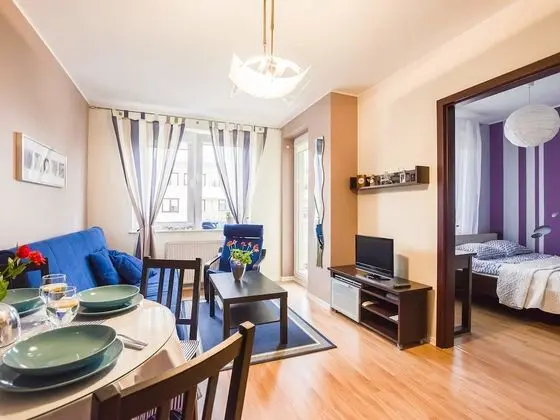 Apart Daire, 1 Çift Kişilik Yatak ve Çekyat, Sigara İçilmez (Zielone Tarasy 33)