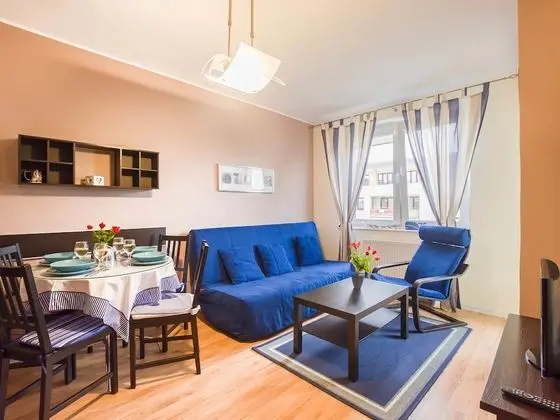 Apart Daire, 1 Çift Kişilik Yatak ve Çekyat, Sigara İçilmez (Zielone Tarasy 33)