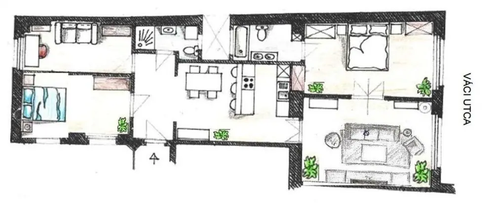 Apart Daire, 3 Yatak Odası