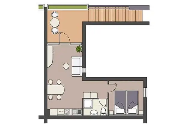 Apartment for 2+2 - Residence
