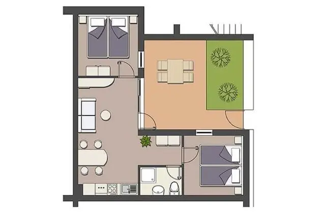 Apartment for 4+2 - Residence