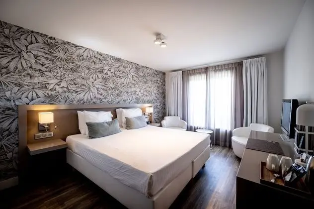 Luxury Tek Büyük Yataklı Oda, Balkon, Bahçe Manzaralı