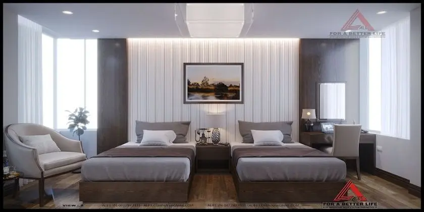 Luxury Dört Kişilik Oda, 2 Çift Kişilik Yatak, Sigara İçilmez, Dağ Manzaralı