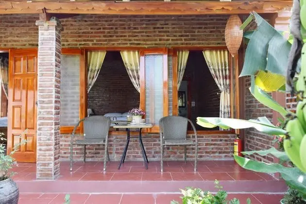 Family Bungalov, 1 Yatak Odası, Veranda, Bahçe Manzaralı