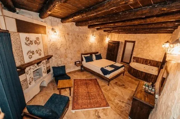 Jakuzili Deluxe Oda,    , Şömineli