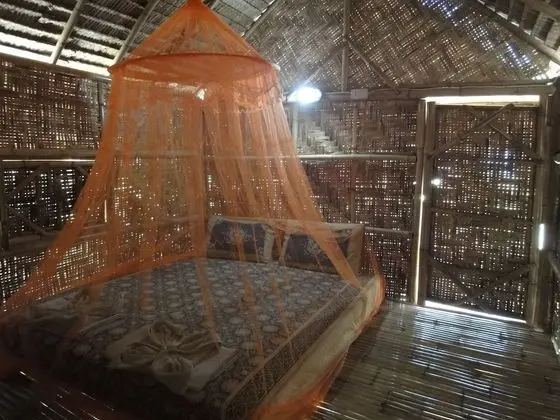 Bamboo Bungalow with Fan