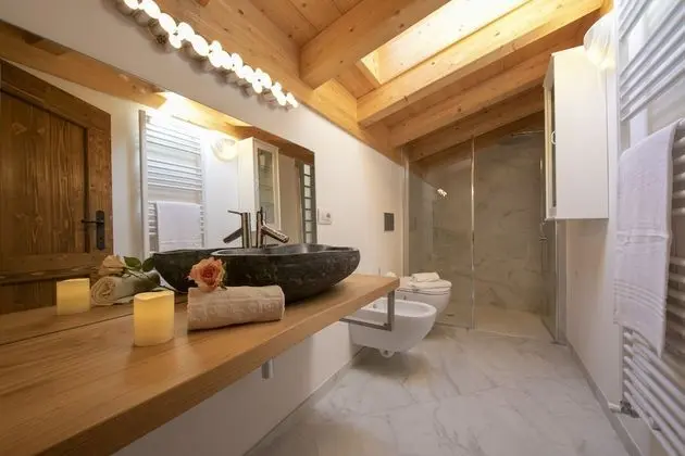 Family Çatı Katı Süiti (Penthouse), Birden Çok Yatak, 2 Banyolu, Bahçeli (Villa Vecchio Mulino)