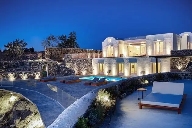 Oda, 1 Çift Kişilik Yatak, Kişiye Özel Havuzlu (Nafsika Estate, Caldera View)