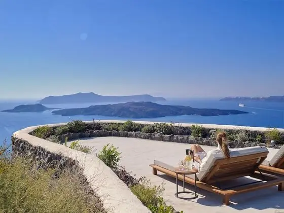 Oda, 1 Çift Kişilik Yatak, Kişiye Özel Havuzlu (Nafsika Estate, Caldera View)