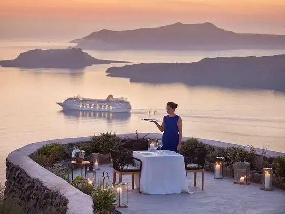 Oda, 1 Çift Kişilik Yatak, Kişiye Özel Havuzlu (Nafsika Estate, Caldera View)