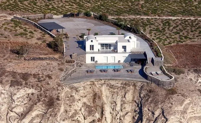 Oda, 1 Çift Kişilik Yatak, Kişiye Özel Havuzlu (Nafsika Estate, Caldera View)