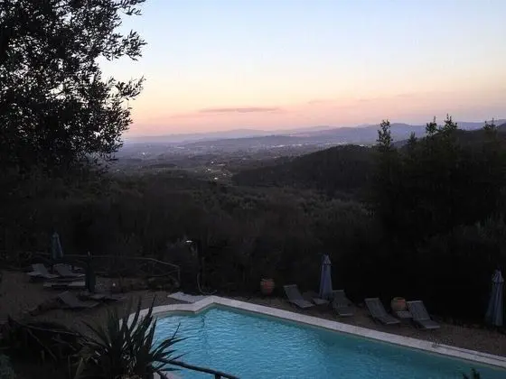 Luxury Apart Daire, 1 Yatak Odası, Teras, Havuz Manzaralı (Olivaio)