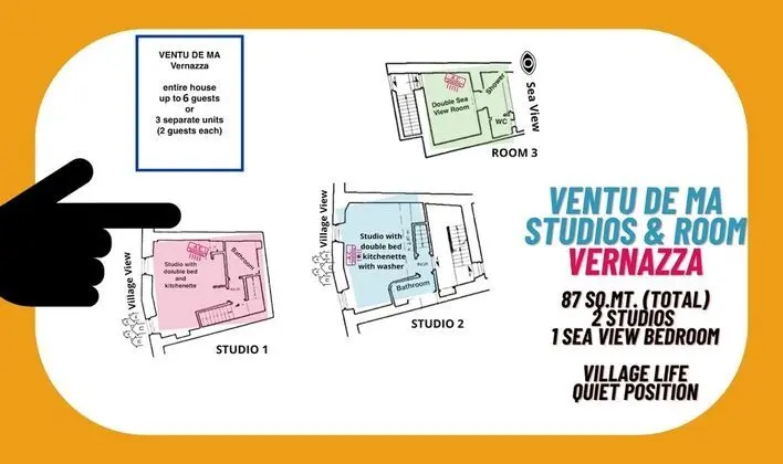 Panoramic Tek Büyük Yataklı Oda, 1 Çift Kişilik Yatak, Deniz Manzaralı