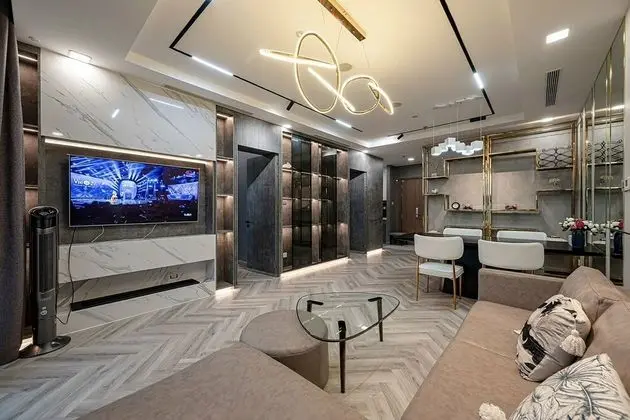 Deluxe Apart Daire, 2 Yatak Odası, Balkon, Şehir Manzaralı