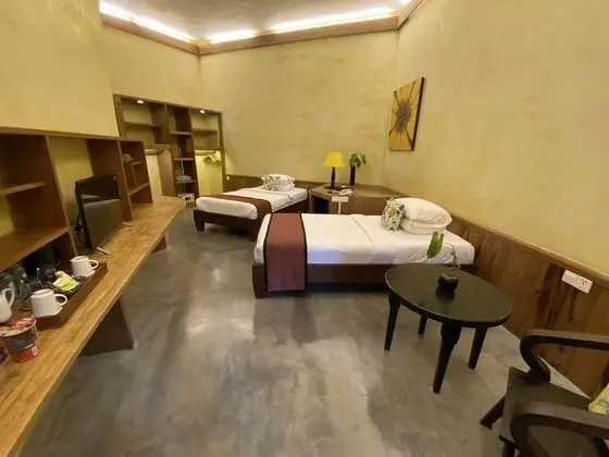 İki Ayrı Yataklı Oda, Balkon, Bahçe Manzaralı (Cliff Residence)