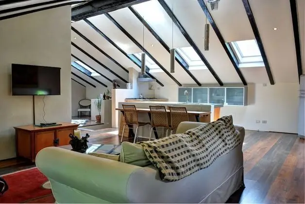 Çatı Katı (Loft), Mutfak, Üzüm Asması Manzaralı