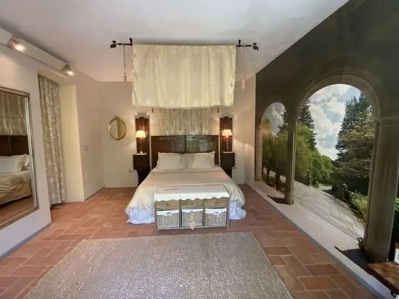 Deluxe Tek Büyük Yataklı Oda, 1 Yatak Odası, Bahçe Manzaralı, Zemin Kat