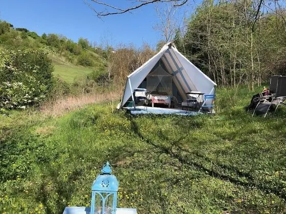 Design Çadır, 1 Büyük (Queen) Boy Yatak, Küçük Mutfak, Tepe Manzaralı