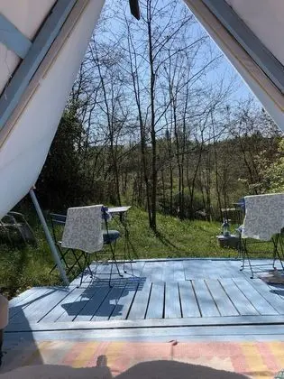 Design Çadır, 1 Büyük (Queen) Boy Yatak, Küçük Mutfak, Tepe Manzaralı