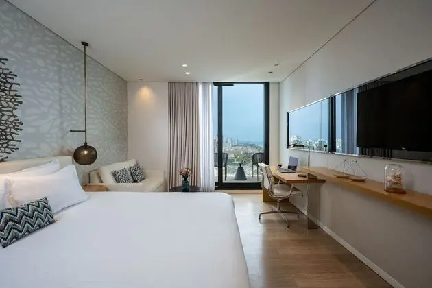 Deluxe Tek Büyük veya İki Ayrı Yataklı Oda, Balkon, Deniz Manzaralı