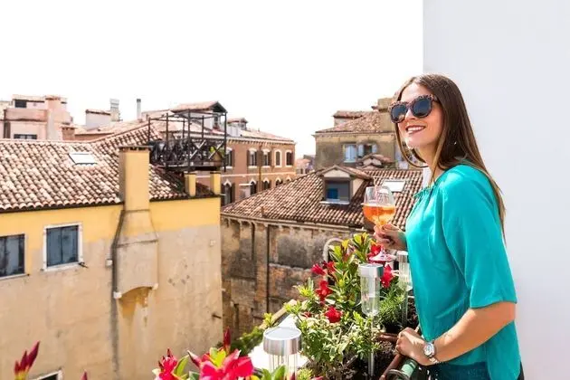 Deluxe Apart Daire, 1 Yatak Odası, Teras, Şehir Manzaralı