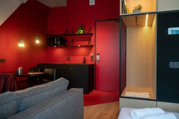 Deluxe Stüdyo Süit, 1 Çift Kişilik Yatak, Şehir Manzaralı