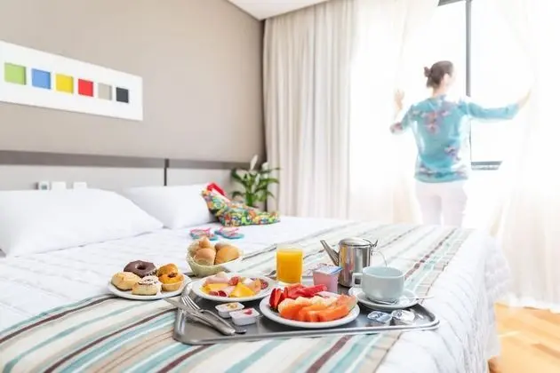 Quarto super Luxo com 2 camas de casal