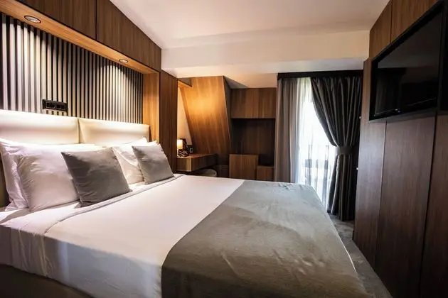 Deluxe Tek Büyük Yataklı Oda, 1 Büyük (Queen) Boy Yatak, Balkon, Şehir Manzaralı