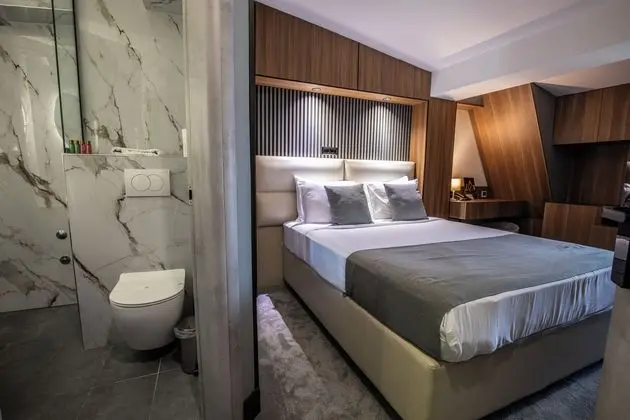 Deluxe Tek Büyük Yataklı Oda, 1 Büyük (Queen) Boy Yatak, Balkon, Şehir Manzaralı