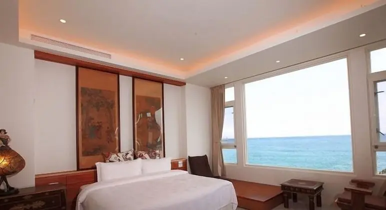 Deluxe Tek Büyük Yataklı Oda, 2 Çift Kişilik Yatak, Sigara İçilmez, Okyanus Manzaralı