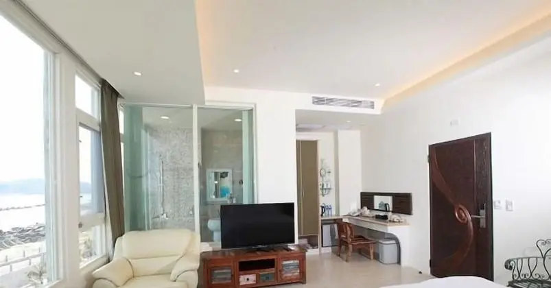 Deluxe Tek Büyük Yataklı Oda, 2 Çift Kişilik Yatak, Sigara İçilmez, Okyanus Manzaralı