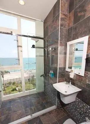Deluxe Tek Büyük Yataklı Oda, 2 Çift Kişilik Yatak, Sigara İçilmez, Okyanus Manzaralı