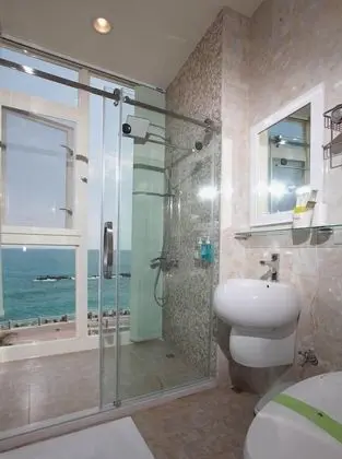 Deluxe Tek Büyük Yataklı Oda, 2 Çift Kişilik Yatak, Sigara İçilmez, Okyanus Manzaralı