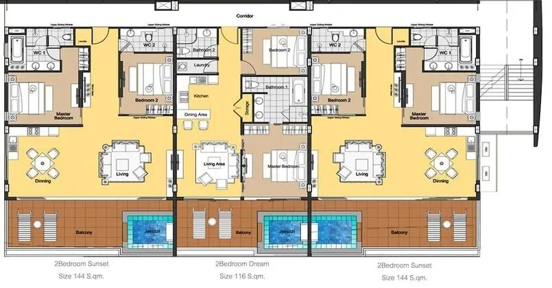Luxury Villa, 2 Yatak Odası, Deniz Manzaralı (Dreams Villas, Jacuzzi)