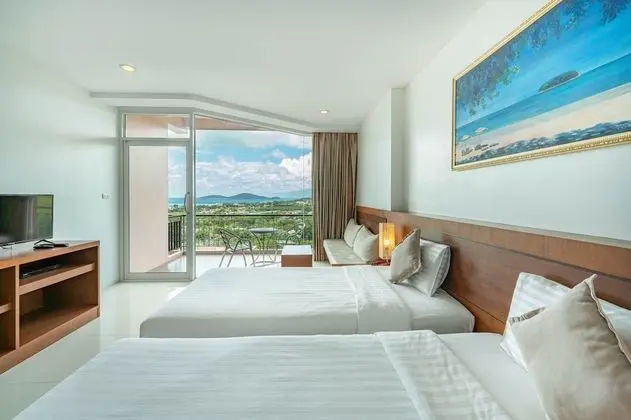 Deluxe Oda, 1 Çift Kişilik veya 2 Tek Kişilik Yatak, Deniz Manzaralı