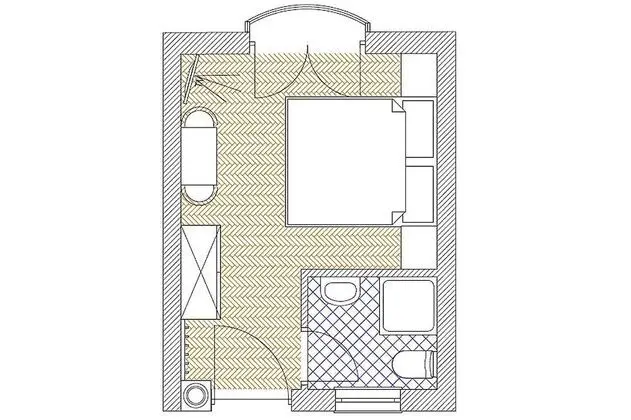 Tek Büyük Yataklı Oda (18m2)