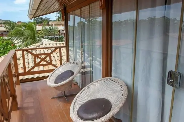 Superior Dağ Evi, Balkon, Kısmi Deniz Manzarası