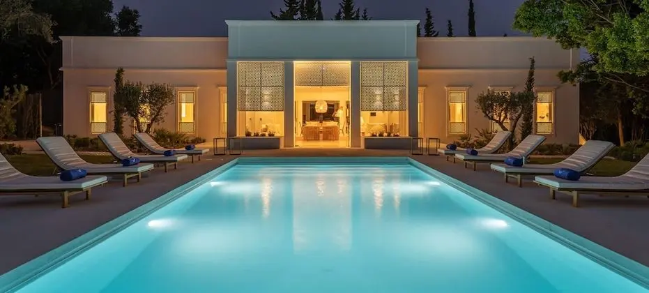 Villa, 3 Yatak Odası, Kişiye Özel Havuzlu, Bahçe Manzaralı (Indigo)