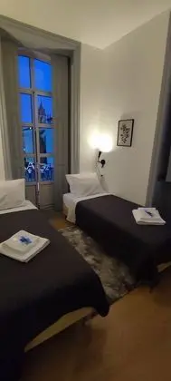 Economy İki Ayrı Yataklı Oda, 2 Tek Kişilik Yatak, Ortak Banyo, Bahçe Manzaralı