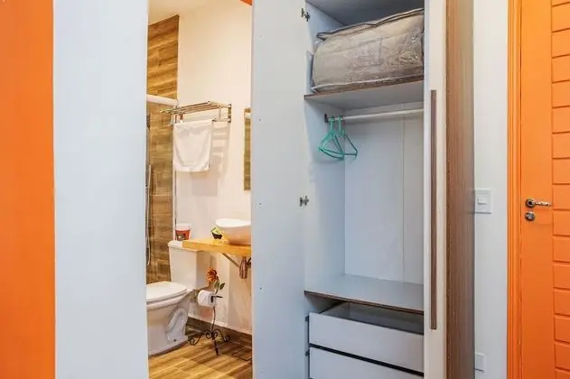 Apartamento com ducha de hidro
