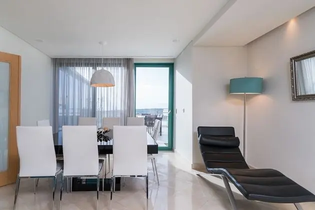 Deluxe Çatı Katı Süiti (Penthouse), 3 Yatak Odası, Sıcak Su Havuzu, Okyanus Manzaralı