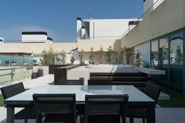 Deluxe Çatı Katı Süiti (Penthouse), 3 Yatak Odası, Sıcak Su Havuzu, Okyanus Manzaralı