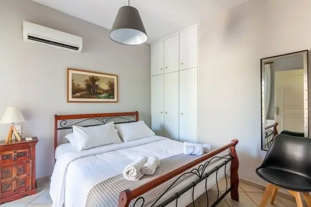 Family Ev, Birden Çok Yatak, 2 Banyolu, Bahçeli (Vineyard Pool Villa Sea View Crete)
