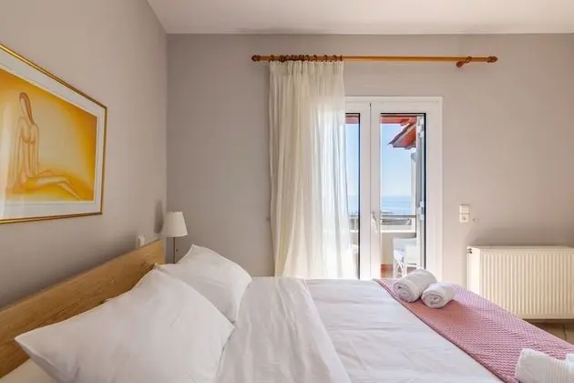 Family Ev, Birden Çok Yatak, 2 Banyolu, Bahçeli (Vineyard Pool Villa Sea View Crete)